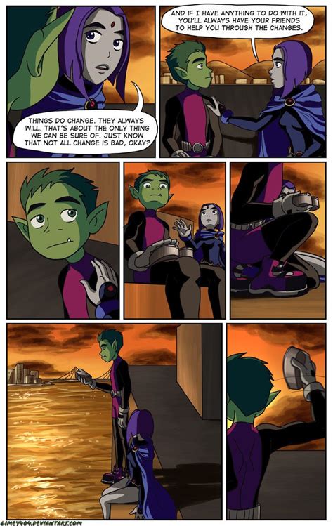 things change pg11 by limey404 | Raven teen titans, Teen titans love ...