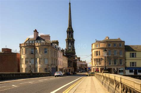 AYR TOWN CENTRE FROM BRIDGE – Scotphoto