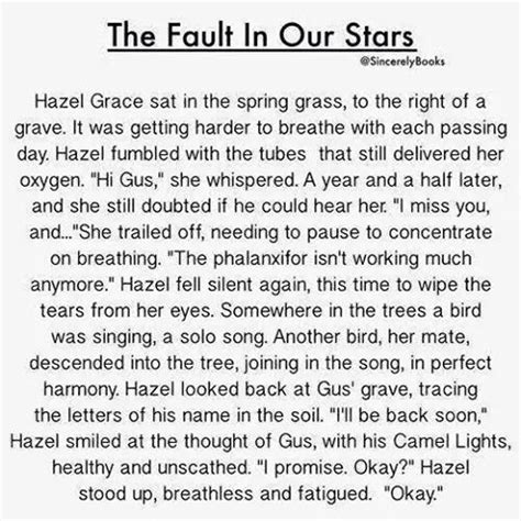 The fault in our stars book summary - taialot