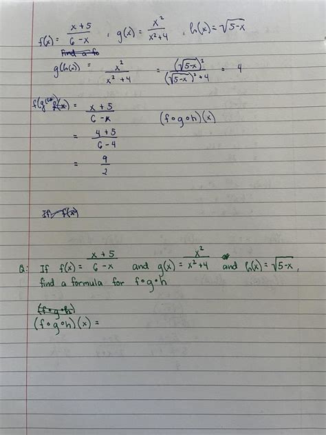 [Calculus] Composite functions : r/HomeworkHelp