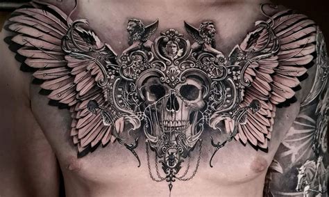 101 Best Chest Skull Tattoo Ideas That Will Blow Your Mind!