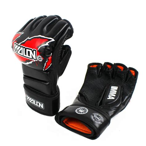 MMA Boxing Gloves 5 Colors High Quality PU Mateial MMA Half Fighting ...