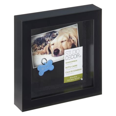 Black Mini Shadow Box, 6" x 6" By Studio Décor® | Michaels