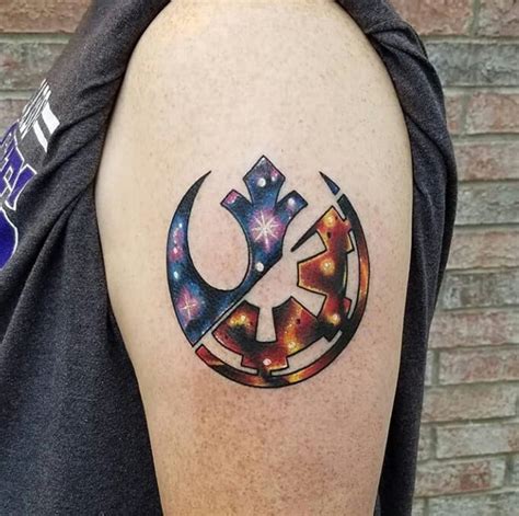 Star Wars Imperial Symbol Tattoo: Show Your Loyalty with This Iconic Design!