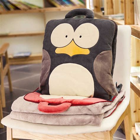 Animal Travel Pillow Blanket Combo - ApolloBox