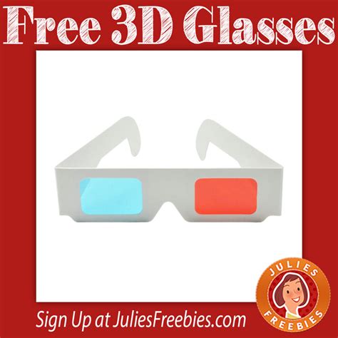 Free 3D Glasses - Julie's Freebies