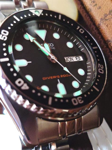 [SEIKO] 😍SKX013 Daylight Lume 😍 : r/Watches