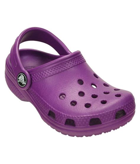 Crocs Purple Clogs For Kids Price in India- Buy Crocs Purple Clogs For Kids Online at Snapdeal