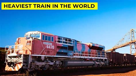 BHP Iron Ore trains, The longest And Heaviest Train | 682 Wagons Carrying A Load Of 82,000 Tons ...