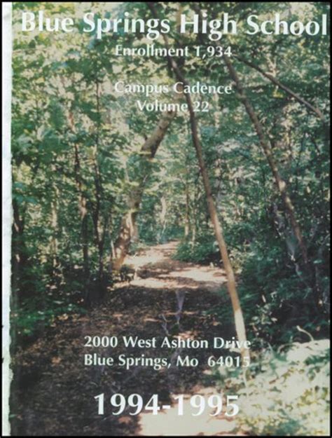 Explore 1995 Blue Springs High School Yearbook, Blue Springs MO ...