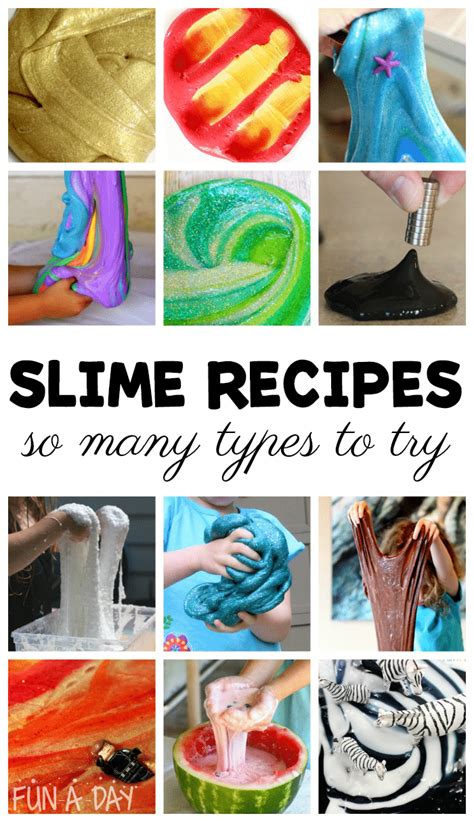 The Ultimate Collection of Types of Slime from A to Z - Fun-A-Day!