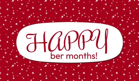 Happy Ber Months Template | PosterMyWall