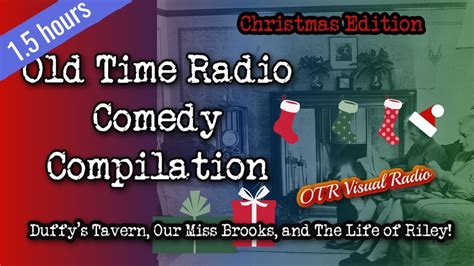 Old Time Radio Comedy Compilation👉Christmas Edition/OTR Visual Podcast ...