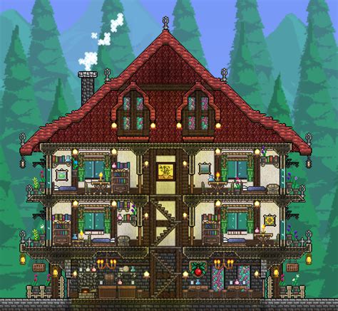 PC - ~Pellaeon's creations~ | Terraria house design, Terrarium base