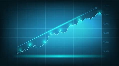 Premium Vector | Stock market graph trading chart for business and financial concepts