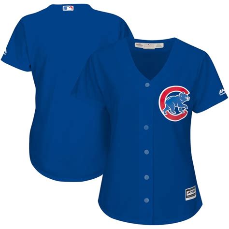 Women's Chicago Cubs Majestic Royal Alternate Cool Base Jersey ...