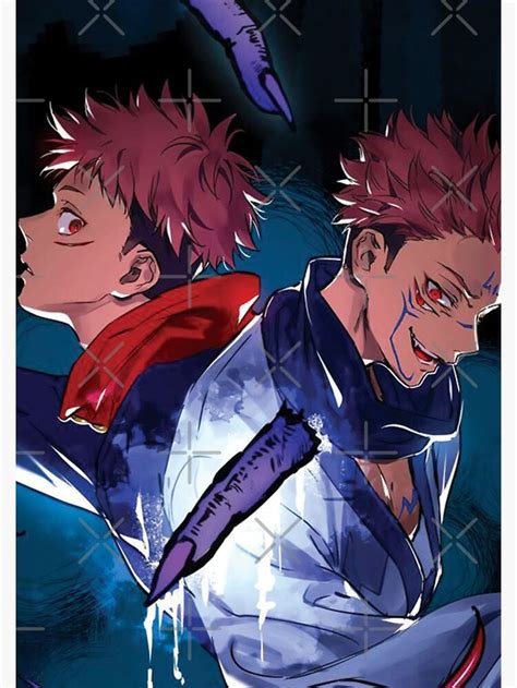 " jujutsu kaisen yuji itadori vs sukuna" Sticker by D-EmperorLight ...