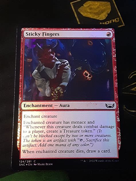 Sticky Fingers FOIL , Streets of New Capenna , Near Mint ,MTG, FREE ...