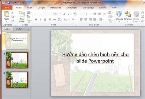 Cách chèn slide vào PowerPoint