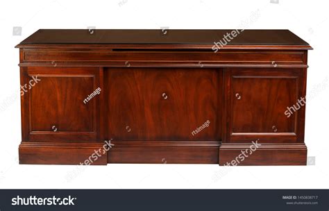 Office Desk Front View Clipping Path Stock Photo 1450838717 | Shutterstock