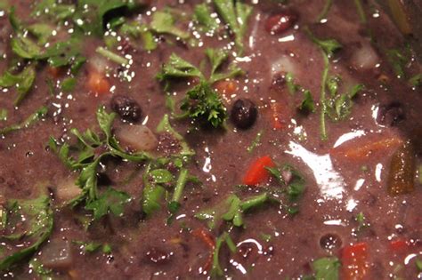 SOPA NEGRA (Costa Rican Black Bean Soup)