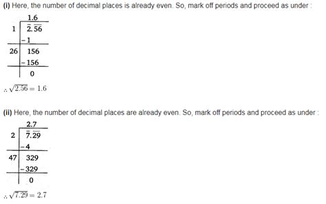 Find the square root of the following decimal numbers : - CBSE Class 8 Maths - Learn CBSE Forum