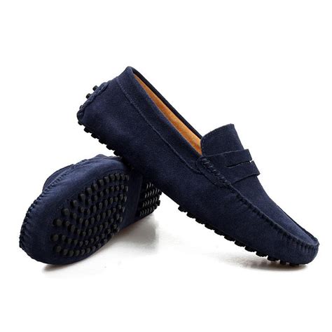 Suede Leather Moccasins Loafers