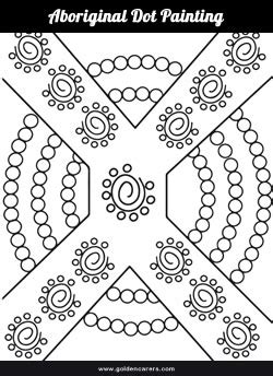 Aboriginal Art Printable Templates