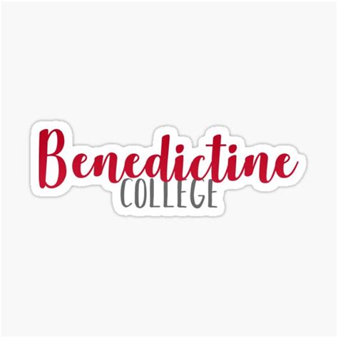 "Benedictine College" Sticker for Sale by carolineophoto | Redbubble