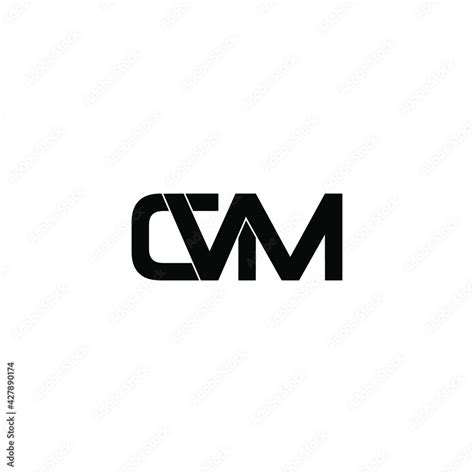 cvm letter original monogram logo design Stock Vector | Adobe Stock