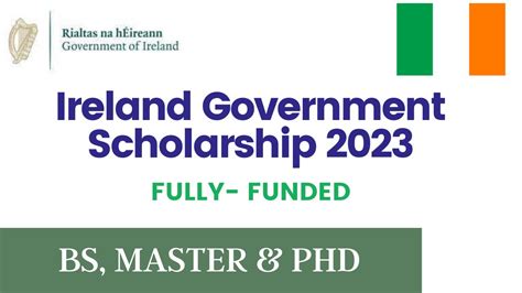 Government of Ireland International Education Scholarships 2023