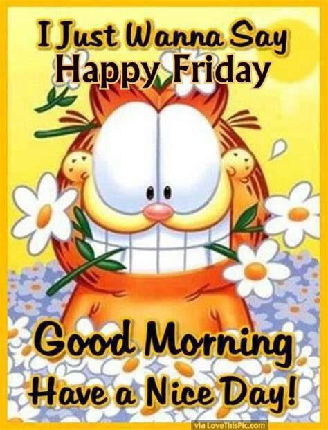 Garfield Good Morning Happy Friday Pictures, Photos, and Images for ...