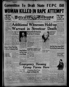 Detroit Tribune Newspaper Archives, Mar 25, 1950, p. 1