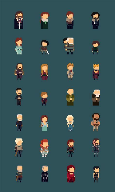 30+ Pixel Art Movie Characters - Gordon Gallery