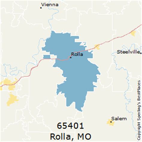 Rolla (zip 65401), MO