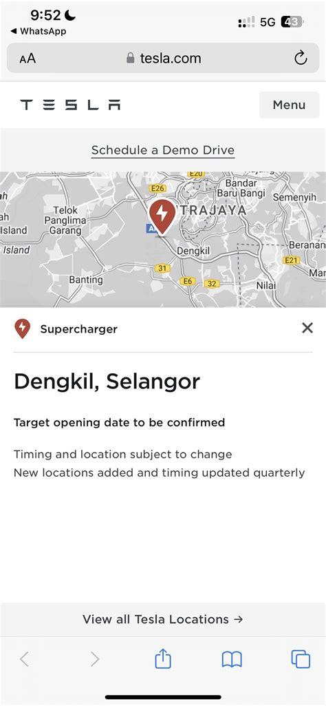 Tesla Superchargers in Malaysia - 10 locations so far - paultan.org