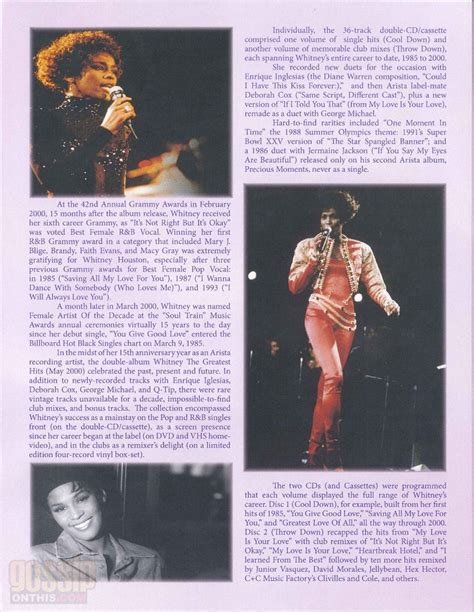 Whitney Houston Funeral Obituary Program [PHOTOS]