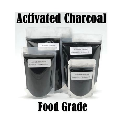 Activated Charcoal Powder 100% Pure Natural FOOD GRADE Coconut | Etsy