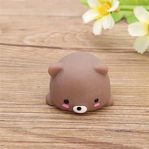 Bear Mochi Squeeze Squishy Cute Healing Toy Kawaii Collection Stress ...