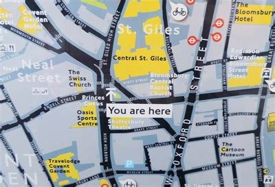 You Are Here - High Holborn, London, UK - 'You Are Here' Maps on ...