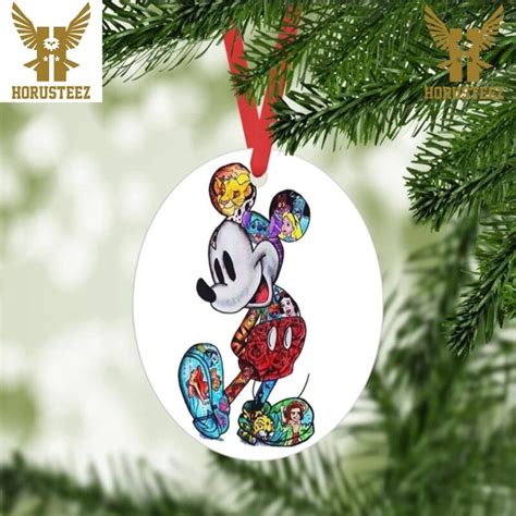 Mickey Mouse Disney Character Merry Christmas 2023 Christmas Tree Decorations Ornament - Horusteez