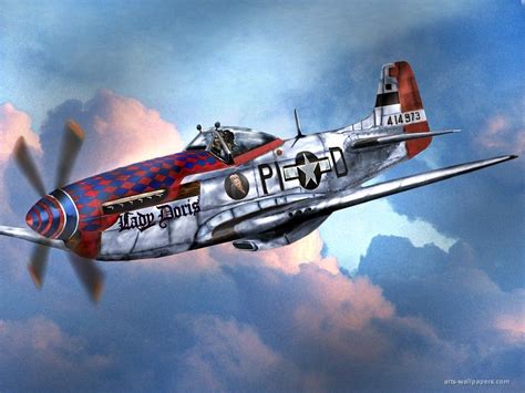 North American P-51 Mustang | Aircraft painting, Wwii fighter planes ...