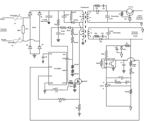 1 shows block diagram of Switched mode power supply using Flyback | Download Scientific Diagram