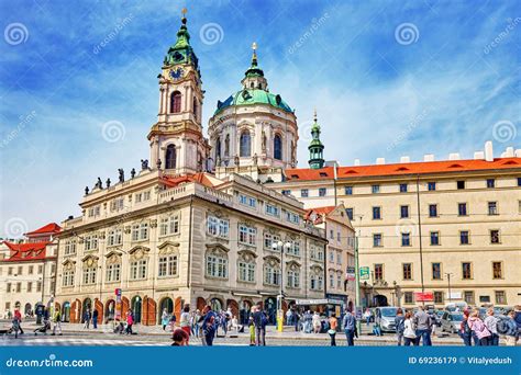 Malostranske Namesti-main Square of Prague Editorial Stock Image ...