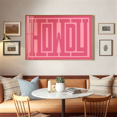 Howdy Sign - Etsy