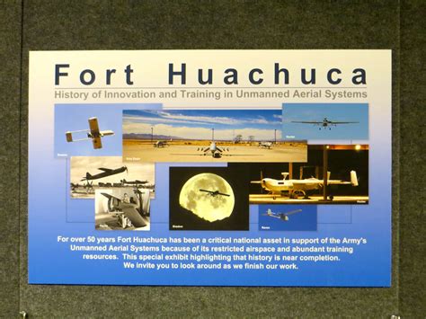 The Fort Huachuca Museum Annex covers the fort's UAV history.