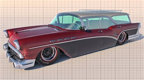 1957 Buick Century Caballero Wagon by SamCurry on DeviantArt