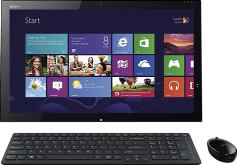 Customer Reviews: Sony VAIO 21.5" Portable Touch-Screen All-In-One ...