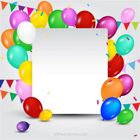 Happy Birthday Card Template | 123Freevectors