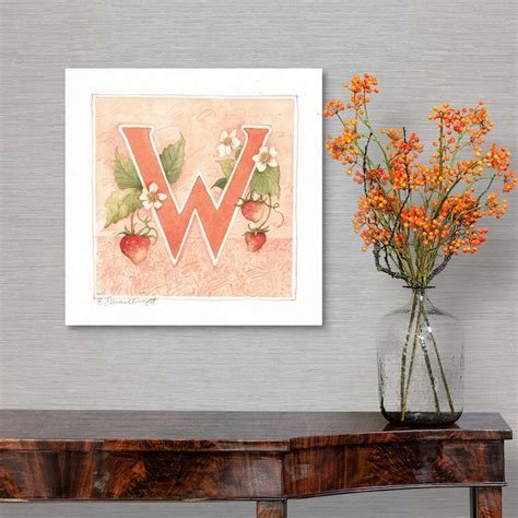 Monogram W Wall Art, Canvas Prints, Framed Prints, Wall Peels | Great ...